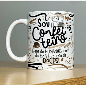 Arte Caneca Sou Confeiteiro  Flork Profissão Arquivo Png