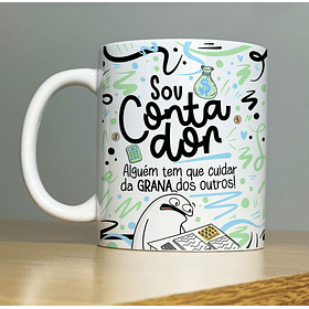 Arte Caneca Sou Contador Flork Profissão Arquivo Png