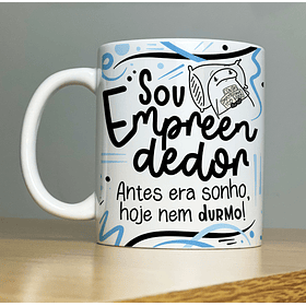 Arte Caneca Sou Empreendedor Flork Profissão Arquivo Png