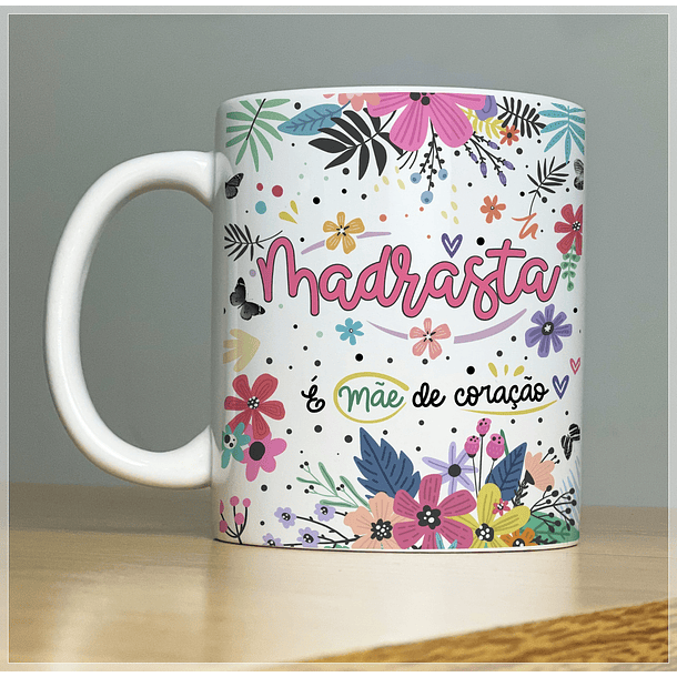 Arte Caneca Madrasta É mãe de Coração Aniversário Arquivo Png 