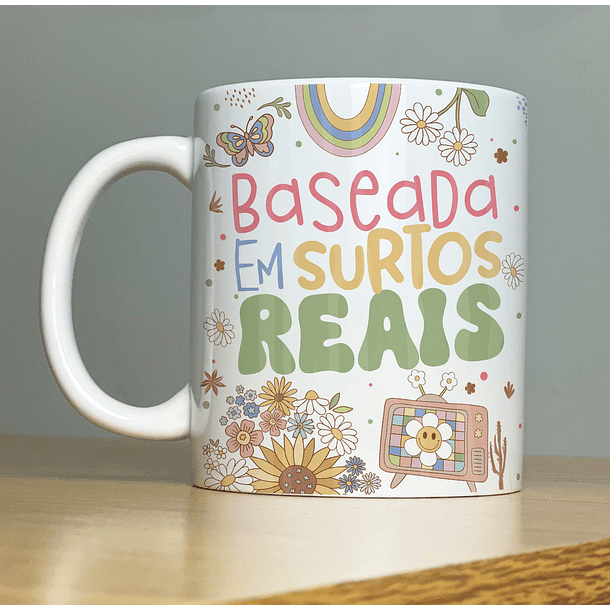 Arte Caneca Baseada em Surtos Reais Rosa Arquivo Png 