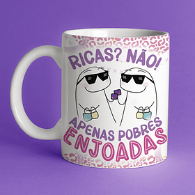 Arte Caneca  Ricas Não! Apenas Pobres Enjoadas Arquivo Png