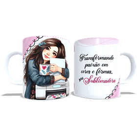 4 Artes para Caneca Sublimadora Arquivo em Jpg