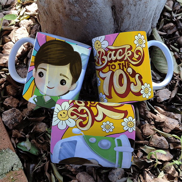 6 Artes para Caneca Personagens 70'Show Arquivo em Jpg 3