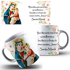 35 Artes para Caneca Santinhos Catolicos com Oração Arquivo Editável 6