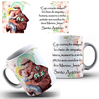 35 Artes para Caneca Santinhos Catolicos com Oração Arquivo Editável 9