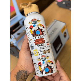 Arte para Garrafa Friends em Pdf 