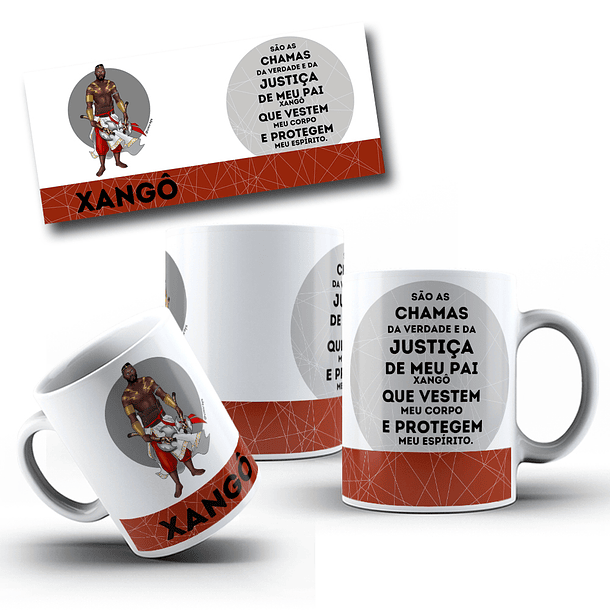 12 Artes para Caneca Orixás Arquivo em Jpg  8