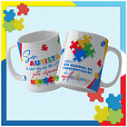 15 Artes para Caneca Autismo Arquivo Editável 7