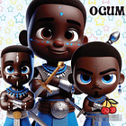 Kit Digital Mascotinhas Orixás Afro Axé em Png 3