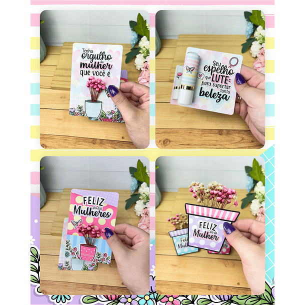 Kit Digital Dia das Mulheres 2024 Arquivos em Png 8