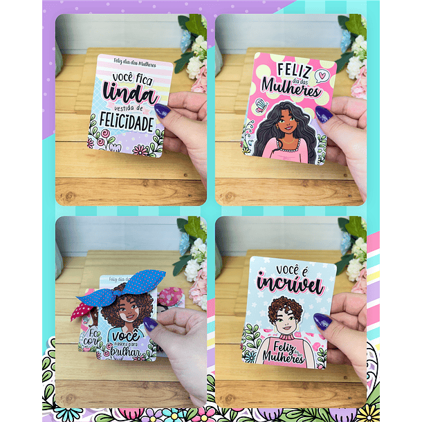 Kit Digital Dia das Mulheres 2024 Arquivos em Png 11