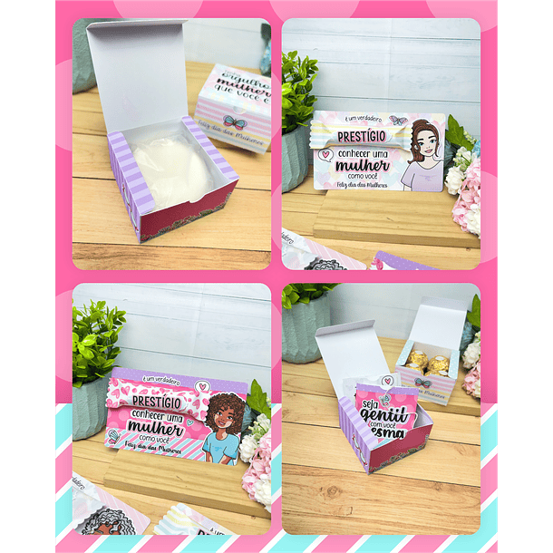 Kit Digital Dia das Mulheres 2024 Arquivos em Png 17