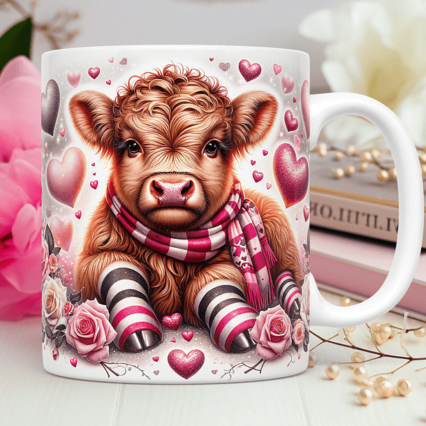 30 Artes para Caneca Dia dos Namorados 3D Vaquinha Love Arquivos Png 2