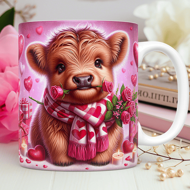 30 Artes para Caneca Dia dos Namorados 3D Vaquinha Love Arquivos Png 7