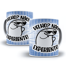 Arte Caneca Velhor Não! Experiente! Arquivo Png