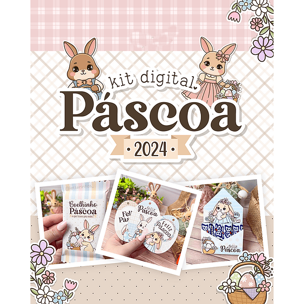 Kit Digital Páscoa Mimos Arquivos em Png  1