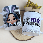 10 Artes Caneca Páscoa Wandinha Arquivos Editável  3