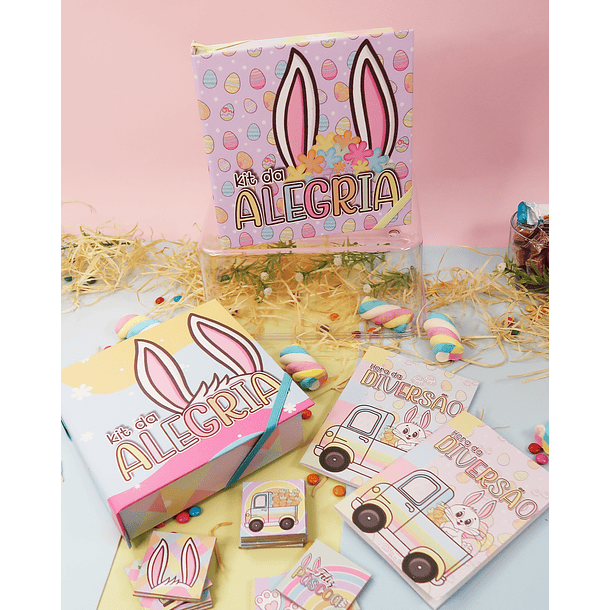 Kit Digital Páscoa Mimos Prontos Arquivos em Png 14