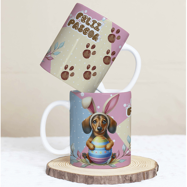30 Artes para Caneca Páscoa Pets Arquivos em Jpg  23