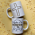 Arte Caneca Orgulhe-se Do Sacrifício De Jesus Arquivo Png 2