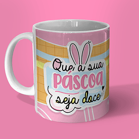 Arte Caneca Que a Sua Páscoa Seja Doce Arquivo Png