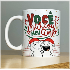 Arte Caneca Você Marcou O Meu Ano Arquivo Png