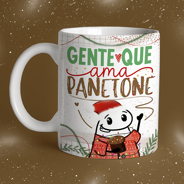 Arte Caneca Gente Que Ama Panetone Arquivo Png 2