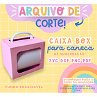 Arquivo de Corte Caixa Box para Caneca Pdf 1