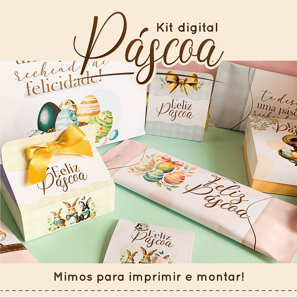 Kit Digital Mimos Páscoa Arquivos em Pdf 1