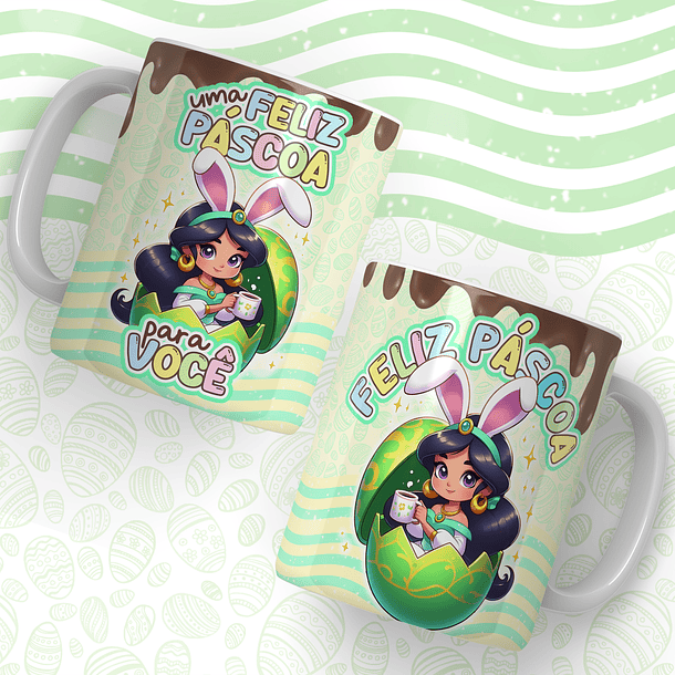 66 Artes para Caneca Páscoa Princesas Arquivos em Jpg  17