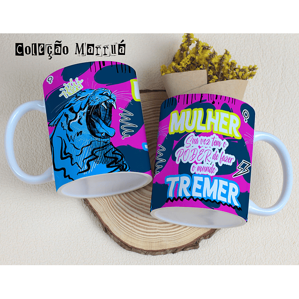 8 Artes para Caneca Dia das Mulheres Marrua Arquivos Editável  3