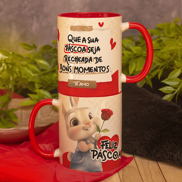 20 Arte para Caneca Páscoa Encantada Arquivo em Png 13