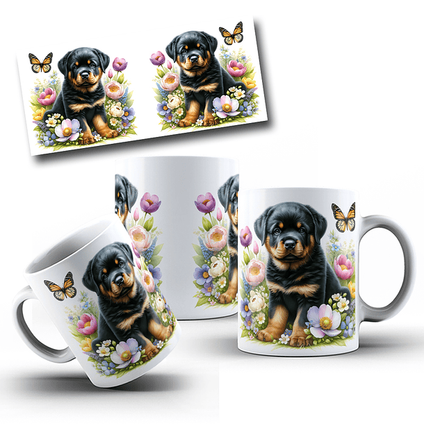 20 Arte para Caneca Animais Pets Arquivo em Jpg 17