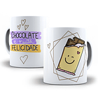 Arte Caneca Chocolate e Muita Felicidade Arquivo Png 1