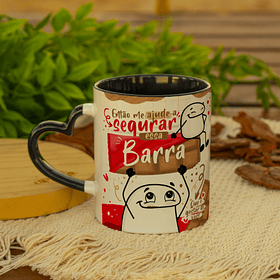 Arte Caneca Então Me Ajude a Segurar Essa Barra Que É Gostar de Você Arquivo Png