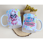 10 Artes para Caneca Dia das Mães Stitch Arquivo Editável 9