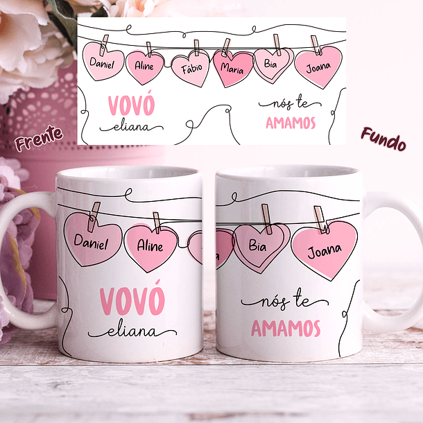 25 Artes para Caneca Dia das Mães em Linhas Arquivo Jpg 33