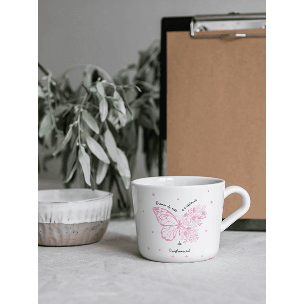 Arte Caneca O Amor de Mãe É A Essência Da Transformação! Arquivo Png 