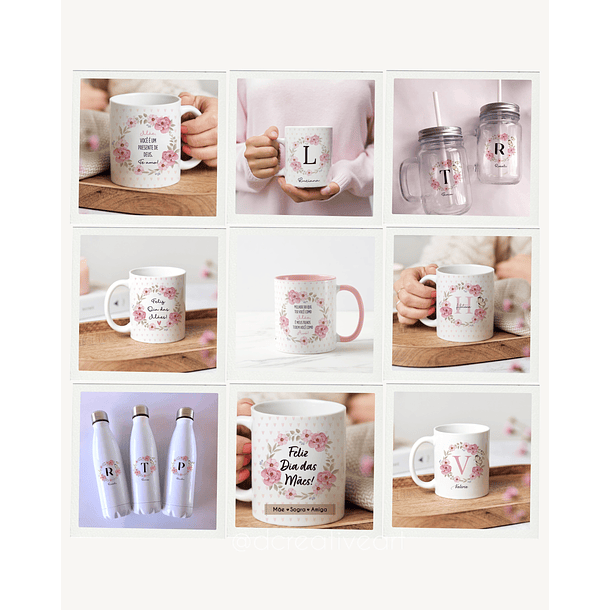 15 Artes para Caneca Dia das Mães Arquivo Jpg 1