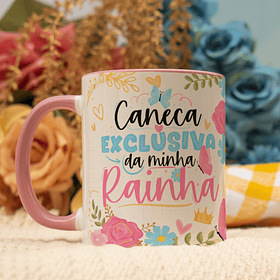 Arte Caneca Caneca Exclusiva da Minha Rainha Arquivo Png