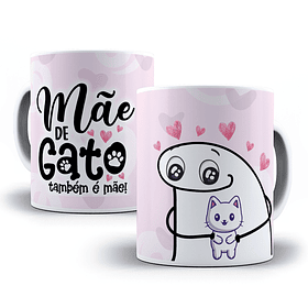 Arte Caneca Mãe De Gato Também É Mãe! Arquivo Png