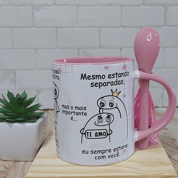 Arte Caneca Se Houver o amanhã em que não estejamos juntos - Flork dia das Mães Arquivo em Jpg 4