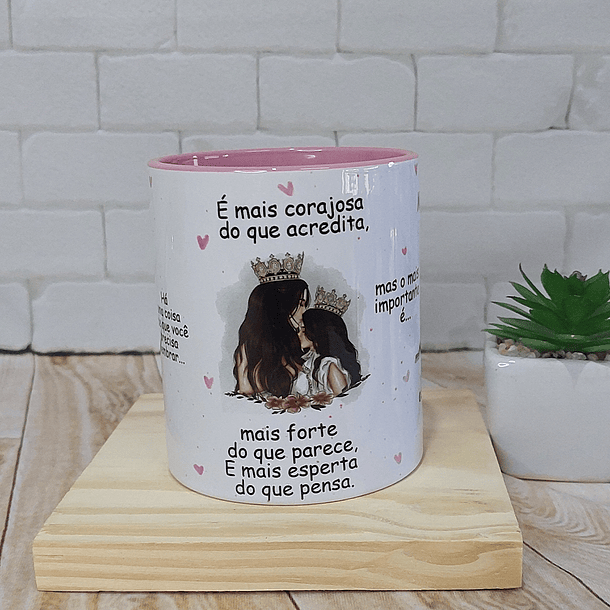 Artes Caneca Se Houver o amanhã em que não estejamos juntos - Mãe e Filha Arquivo Png  3