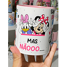 Arte Caneca Minnie e Margarida A gente poderia ser duas ricas e famosas né?  Arquivo em Jpg 2