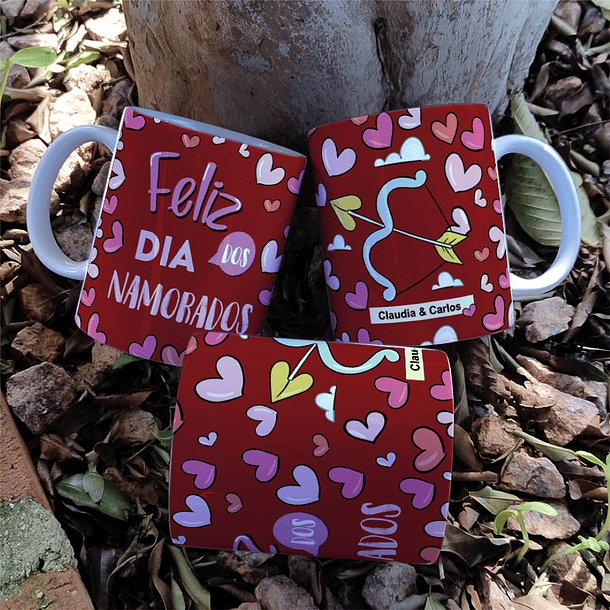 5 Artes Caneca Dia dos Namorados Arquivos Editável 4