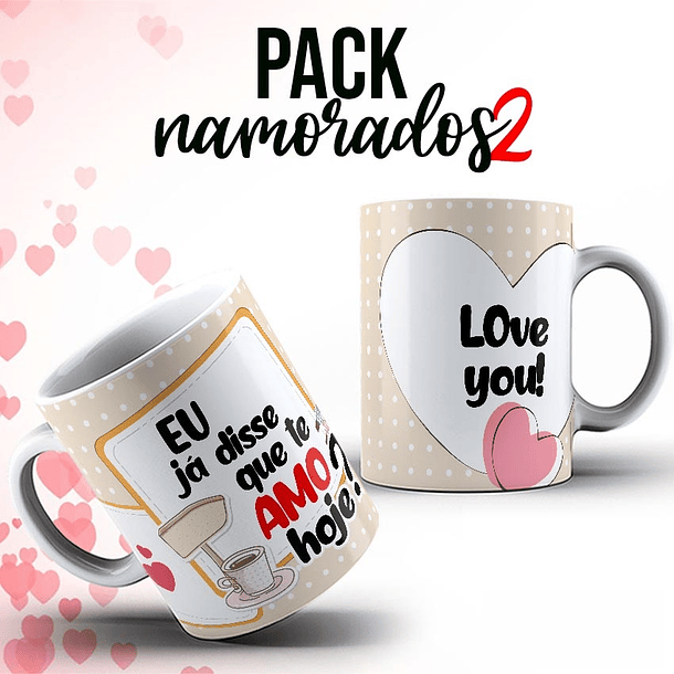 10 Artes Caneca Dia dos Namorados Arquivos Editável  6