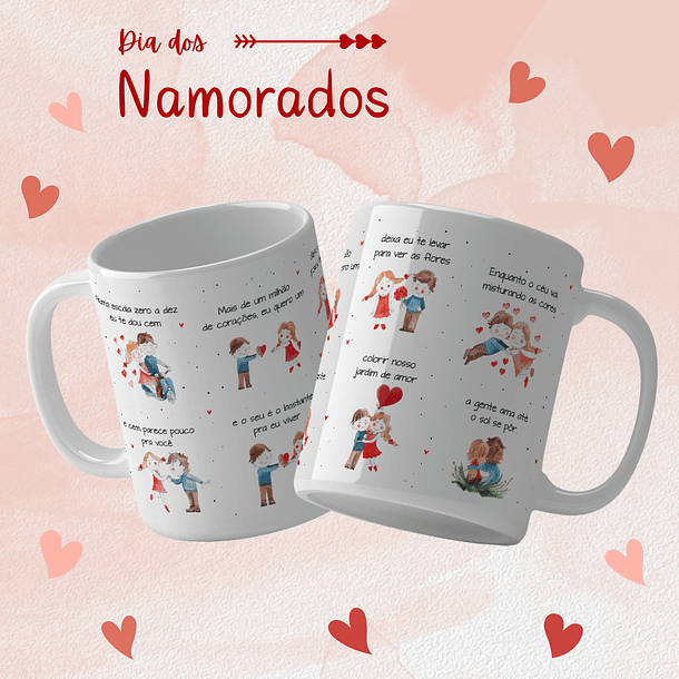 16 Artes Caneca Dia dos Namorados Arquivos Editáveis 3