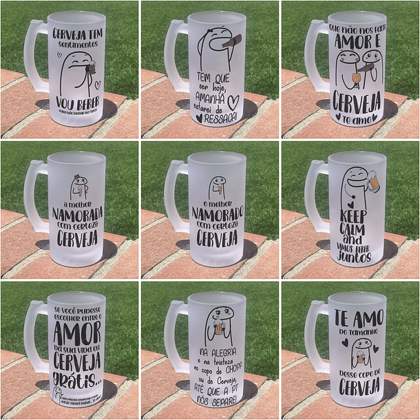 20 Artes Copo Chopp e Camisa Flork Dia dos Namorados Arquivo Editável 1