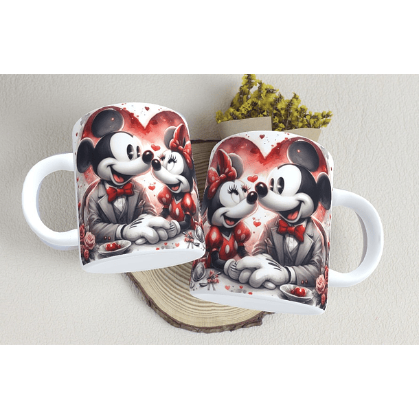 15 Artes Caneca Dia dos Namorados  Mickey e Minnie Arquivos em Jpg 9